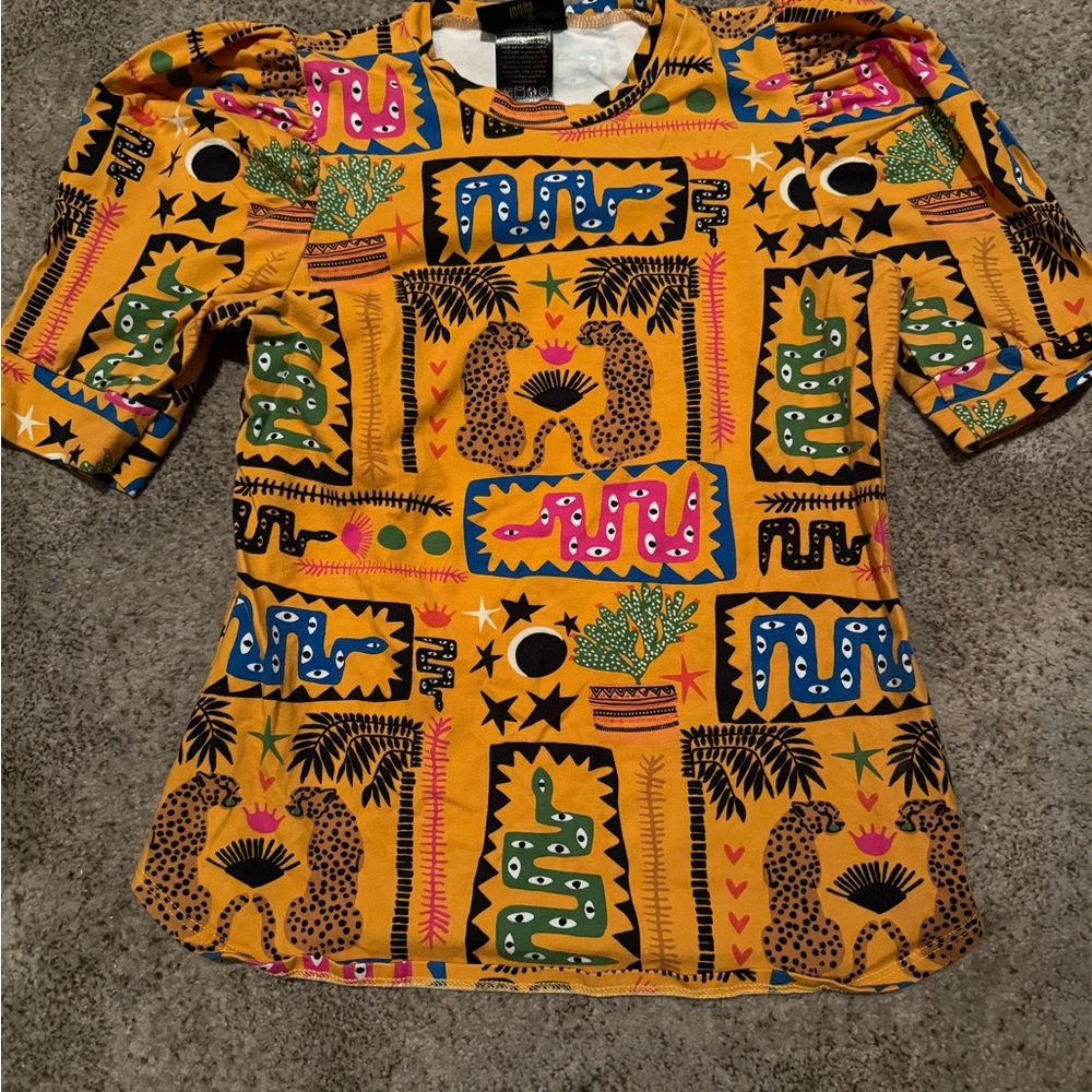 Nooworks Multicolor Graphic Short Sleeve Tee